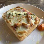 マツガミネコーヒービルヂング - ピザトースト