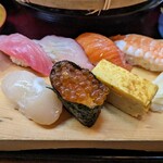 ふじ丸 - お寿司は7カンでした。