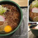 加賀 白山そば - 肉玉そば,加賀 白山そば金沢百番街(石川県JR金沢駅)TMGP撮影