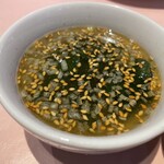 中国料理 旬輝 - ワカメスープ