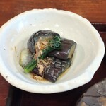 ごはんや金沢 - 選べる小鉢(揚げナスの煮浸し)