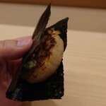 日本橋蛎殻町 すぎた - 追加　帆立の磯辺焼