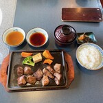 佐賀牛レストラン季楽 - サイコロステーキランチ