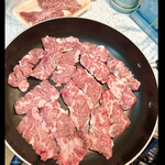 河の家 - 塩胡椒してから、焼く前、常温にします　byまみこまみこ