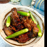 河の家 - 豚足　豆豉八角　紹興酒煮込み　　byまみこまみこ亭