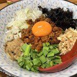 中華ソバ ハマダヤ - 台湾まぜそば（追い飯付）…税込900円