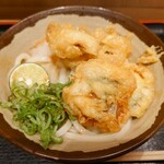 本場さぬきうどん 親父の製麺所 - ハモ天しょうゆ