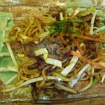 笹舟 - サービス定食のソース焼きそば