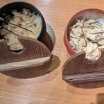 Nihombashi Tendon Kaneko Hannosuke - 沢庵と生姜の漬物