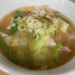 らーめん高橋屋 - 豚バララーメン（白みそ ベース）