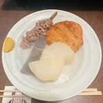 おかめ - 大根、牛すじ、こんにゃく、イカ天