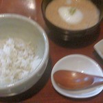 銀蕎麦 國定 - 麦とろ飯セット(1,200円)