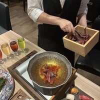 黄金出汁しゃぶと江戸前寿司 肉のあさつ 梅田お初天神店 - 