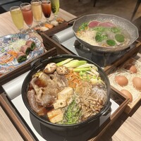 黄金出汁しゃぶと江戸前寿司 肉のあさつ 梅田お初天神店 - 