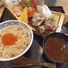 Sushi Sake Sakana Sugi Dama - 舟盛り丼(赤出汁付き)