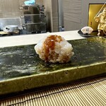 Sushi Okada - ホタテガイ-ウニソース-