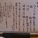 麺屋 和 - メニュー