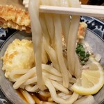 梅田 釜たけうどん - ちく玉天ぶっかけ(小)