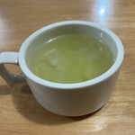 小ばやし食堂 - 先ず、胡椒の効いたコンソメスープ