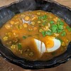 ルッカパイパイ - 料理写真:挽き肉、なめこ、納豆、オクラ、パクチー、ゆで卵が入っています。