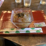 銀水 - 柚子胡椒で味変すると一気に大人の味に