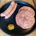 ろばたやき山ろく - 鶏ソーセージ♪