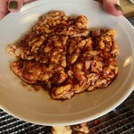 ろばたやき山ろく - 鶏ホルモン♪