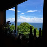 コッリーナ デル マーレ - 店内の窓から望む東シナ海