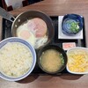 Yoshinoya - ハムエッグ納豆定食 ¥437