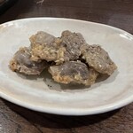 金町製麺 - 砂肝のガーリックコンフィ