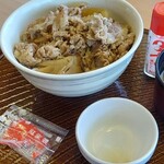 ガスト - 牛バラごぼう丼セット