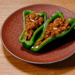 meat miso green pepper