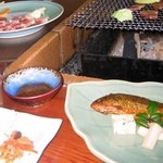 大幸園 - 鮎の甘露煮♪良いアメ色。