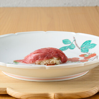 The ``sushi'' made with fresh seafood from all over Kyushu and the Genkai Sea is expertly prepared.