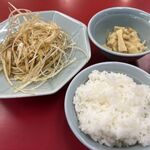 ラーメン山岡家 - 白髪ねぎは別盛