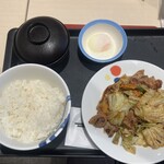 松屋 - 回鍋肉定食