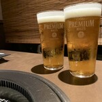 Yakiniku Reimen Yucchan - 生ビール