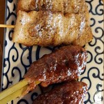 大衆酒場かね子 - 豚バラと、生つくね