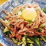 大衆酒場かね子 - 豚ハラミユッケ