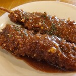 大衆酒場かね子 - 50円レバカツ(一人1本まで)