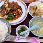 Chuuka Bishokuten Chuukouen - 回鍋肉定食　830円