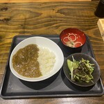 Curry lunch with plenty of meat