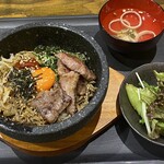 Stone grilled bibimbara lunch [limited to 10 meals]