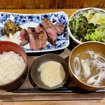 大宮牛タンいろ葉 - 厚切り牛タン定食　1500円