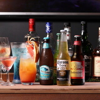 Cheers with a variety of drinks made by a 10-year veteran bartender