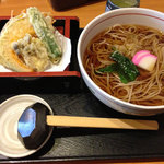 Hachiei Nambu Yashiki - 野菜天ぷらそば。