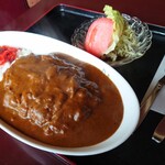 カフェ・ド　マルシェ - 「マルシェ CURRY とんかつ」①