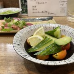 十笑 - プチトマトときゅうり