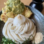 うどん処　ごえん - 鯛のちくわ天 ぶっかけうどん