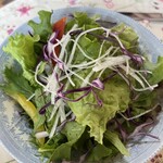 ブルックフィールドファーム - さ、ら、だ〜！相方はおかわり。自家製のドレッシングが美味しかった✨